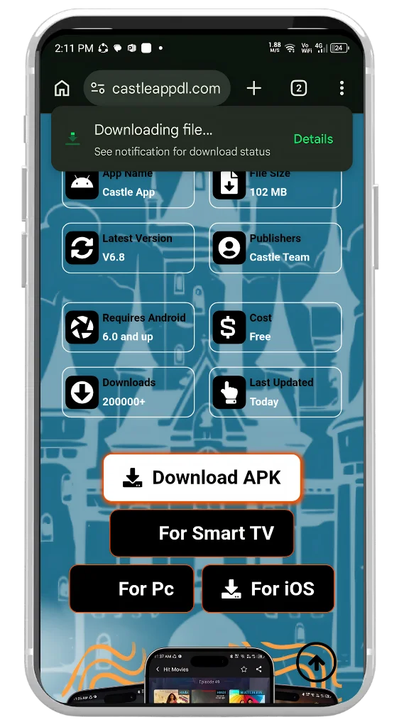Click ondownload button